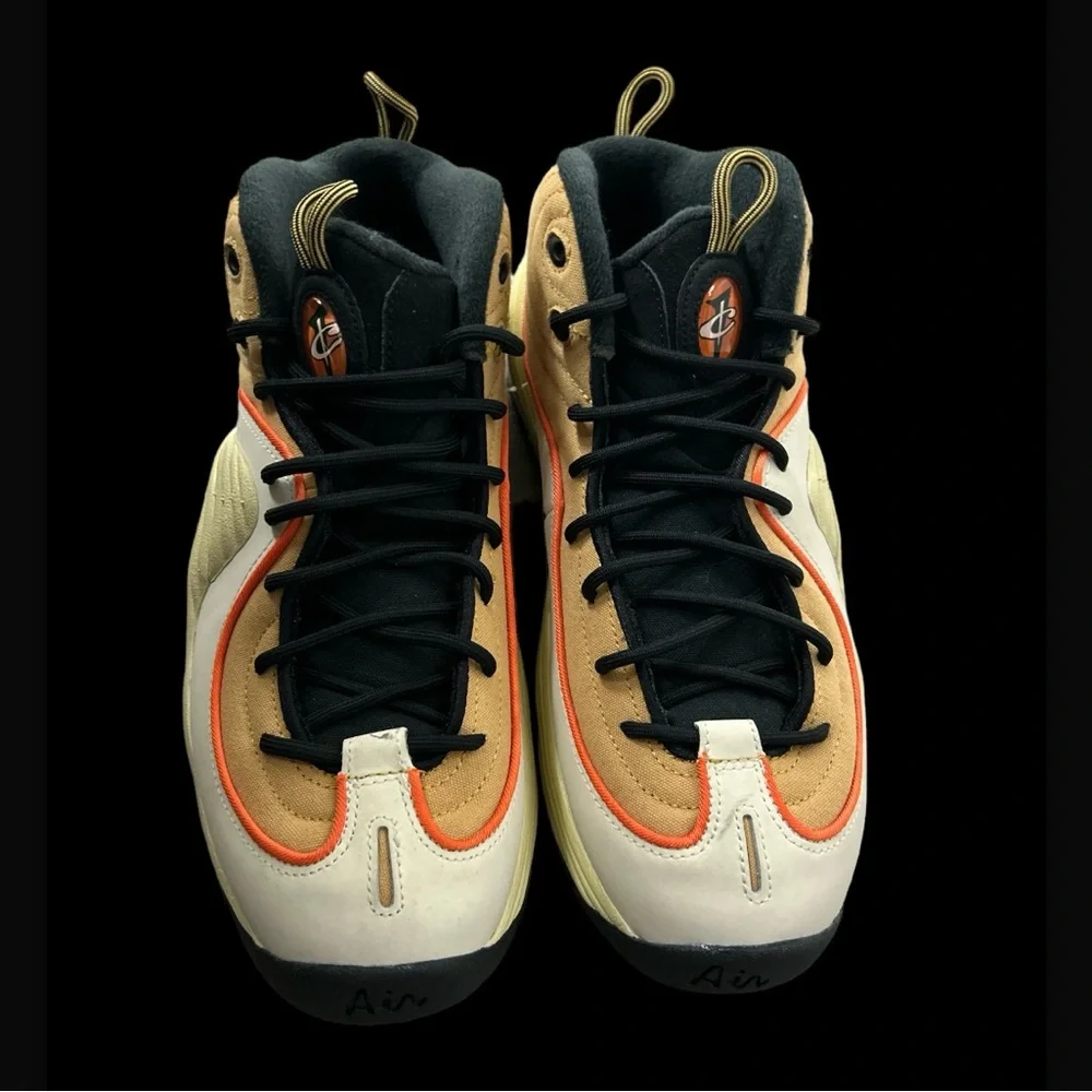 Nike Air Penny 2 Wheat Gold Basketball 🏀 Shoes / Sneakers - Picture 2 of 5